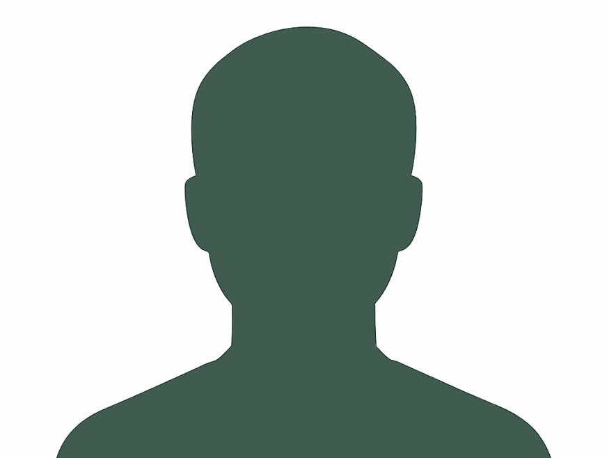 Silhouette von einem Mann